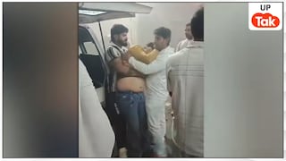 इस लड़के को बचाने के लिए गाड़ी के सामने आ गए थे फरसा बाबा... सामने आए वीडियो में हुए चौंकाने वाले दावे UP Tak