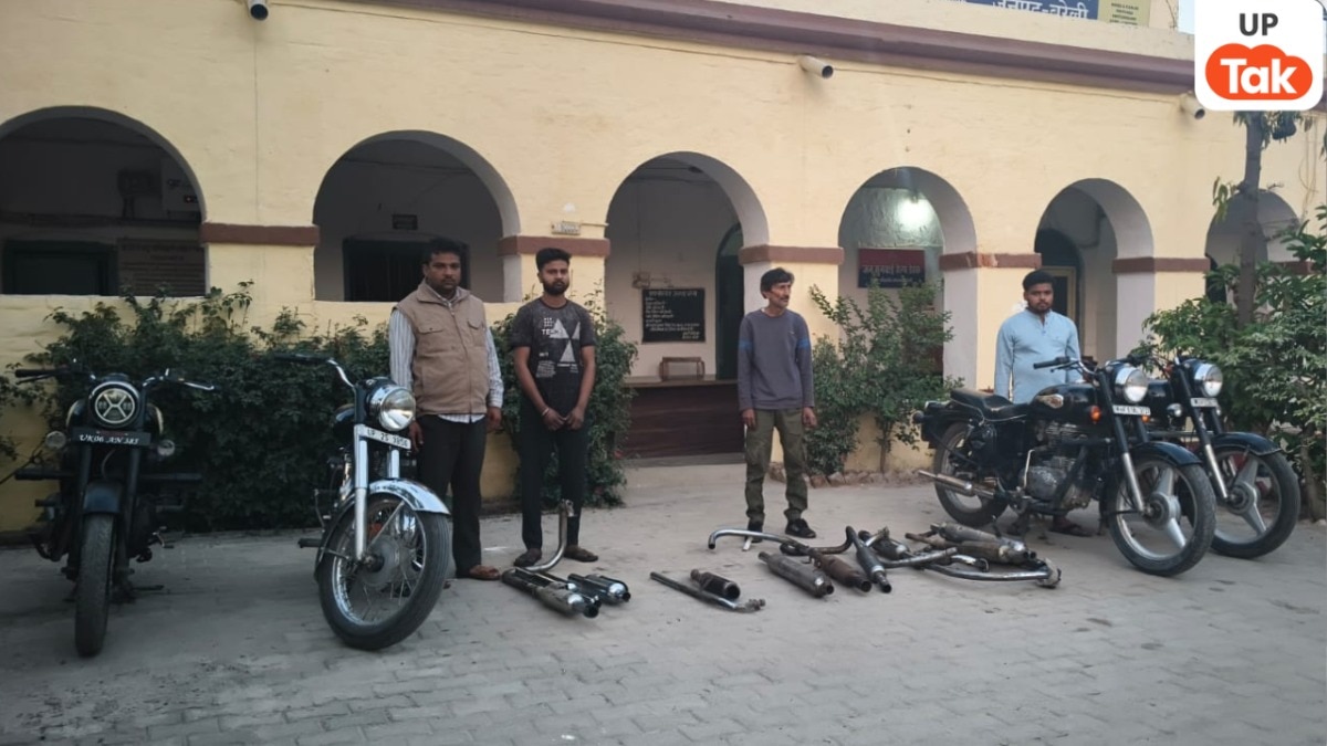 बरेली में तेज आवाज और पटाखा छोड़ने वाली बाइकों पर हुई सख्त कार्रवाई, पुलिस ने ये किया