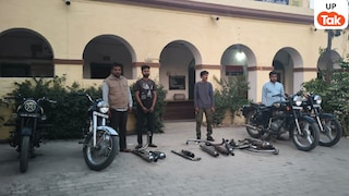 बरेली में तेज आवाज और पटाखा छोड़ने वाली बाइकों पर हुई सख्त कार्रवाई, पुलिस ने ये किया bareilly news, illegal silencer bike bareilly, bullet modified silencer case, bike noise pollution bareilly, bareilly police action, up traffic police news, bike modification illegal india, bareilly latest news