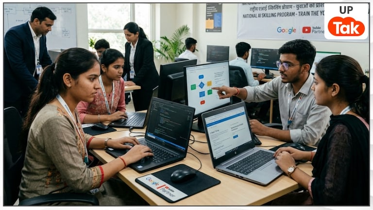 भारत को AI हब बनाने की तैयारी, Google और YouTube देंगे 15,000 फ्री स्कॉलरशिप UP Tak
