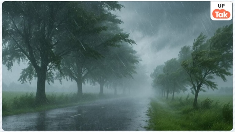 UP Weather Update: भारी गर्मी के बीच मौसम ने लिया नया रूप, 4 अप्रैल को यूपी के कई जिलों में मेघगर्जन और बारिश के साथ तेज हवाओं का अलर्ट जारी UP Weather Update