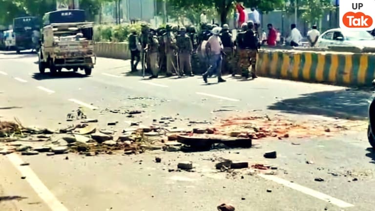 नोएडा हिंसा के वायरल वीडियो की कहानी पलट गई, इसे शेयर करने पर कंचना यादव-प्रियंका भारती का नाम FIR में, कौन हैं ये? Noida Police FIR, Fake Video Viral, Social Media Conspiracy, Noida Sector 62, Jitendra Kumar Dausa, Noida Fake Videos And Rumors, नोएडा पुलिस, फर्जी वीडियो, सोशल मीडिया अफवाह, नोएडा एफआईआर, भ्रामक पोस्ट