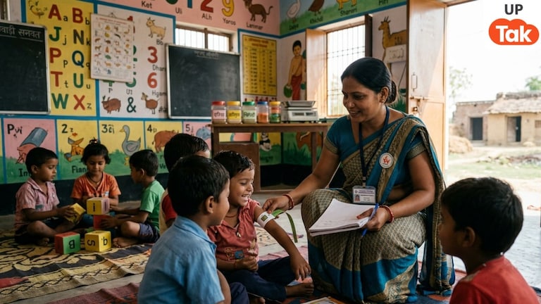 UP Anganwadi Recruitment 2026: 12वीं पास के लिए यूपी आंगनवाड़ी में निकली बड़ी भर्ती, फॉर्म भरने के लिए इन स्टेप्स को करें फॉलो UP Tak