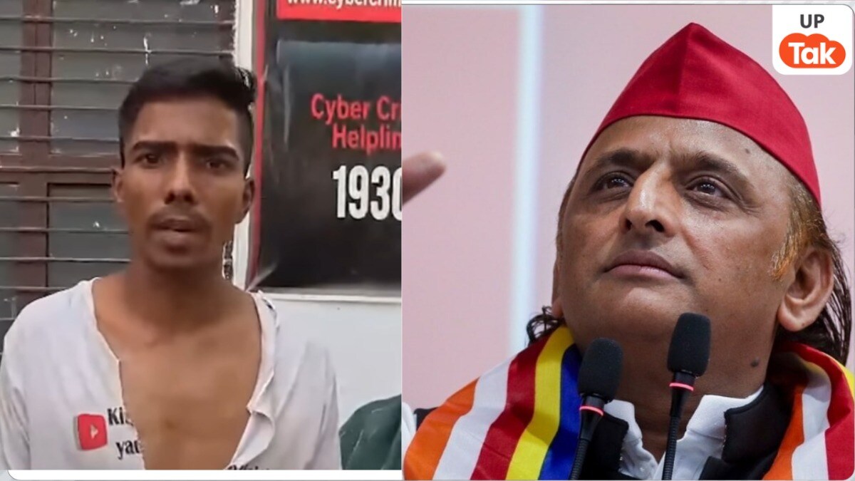 अखिलेश यादव को चाय पिलाने वाले दुकानदार आर्यन यादव पर कार्रवाई से भड़के सपा प्रमुख, ये सब बोल गए Akhilesh Yadav support for Aryan Yadav