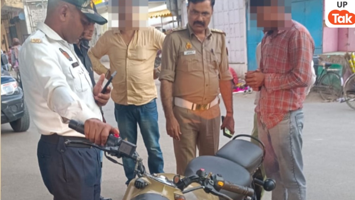 बुलेट में मॉडिफाइड साइलेंसर लगाने वालों की अब खैर नहीं, बलिया पुलिस के इस एक्शन से मचा हड़कंप