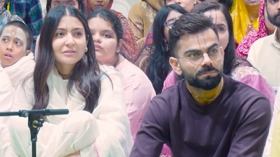 Virat Kohli,Anushka Sharma at Premanand Ji maharaj ashram