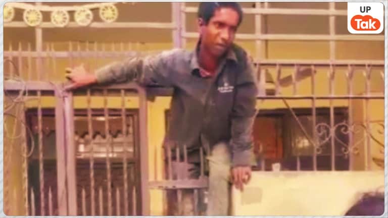 गाजियाबाद के घर में चोरी करने घुसा था चोर, ग्रिल के बीच इस तरह फंसा कि निकलना हुआ मुश्किल Ghaziabad News