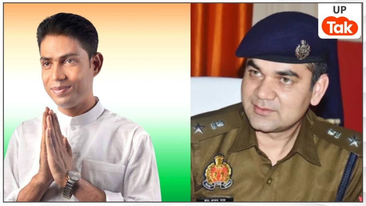 तस्वीर में जहांगीर खान और IPS अजय पाल शर्मा