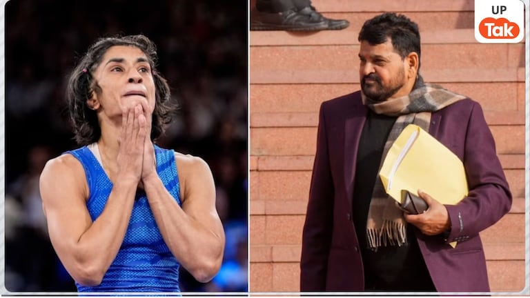 विनेश फोगाट ने VIDEO बनाकर बृजभूषण सिंह पर बोला तीखा हमला, उनके इस बड़े खुलासे से मचा हड़कंप Vinesh Phogat and Brij Bhushan Singh File Photo