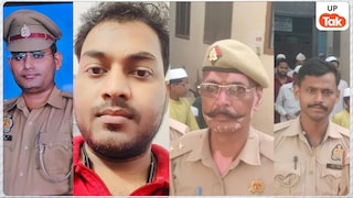 यूपी पुलिस के SI मोहित यादव समेत 4 पुलिसकर्मी हरियाणा के नूंह में जा रहे थे, रास्ते में हुआ कुछ ऐसा कि कांप गए लोग UP Police who died in the accident - Mohit Yadav, Pradeep, Satyabhan and Ashok (File photo)