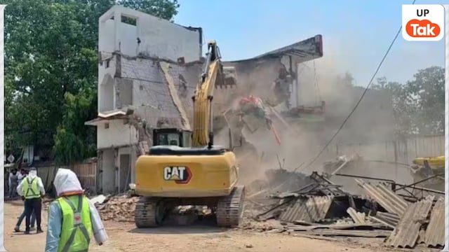 Bulldozer Action in Chandauli