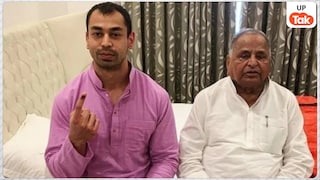 पिता 3 बार मुख्यमंत्री, भाई 1 बार CM, कई सांसद और पत्नी का BJP कनेक्शन… ऐसा है प्रतीक यादव का राजनीतिक परिवार Prateek Yadav and Mulayam Singh Yadav (File Photo)