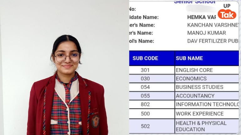 CBSE Board Result 12th: संभल की हेमका वार्ष्णेय ने 12वीं में स्कोर किए गजब के नंबर, उनकी मार्कशीट देख चौंक जाएंगे Hemka Varshney 12th Marksheet