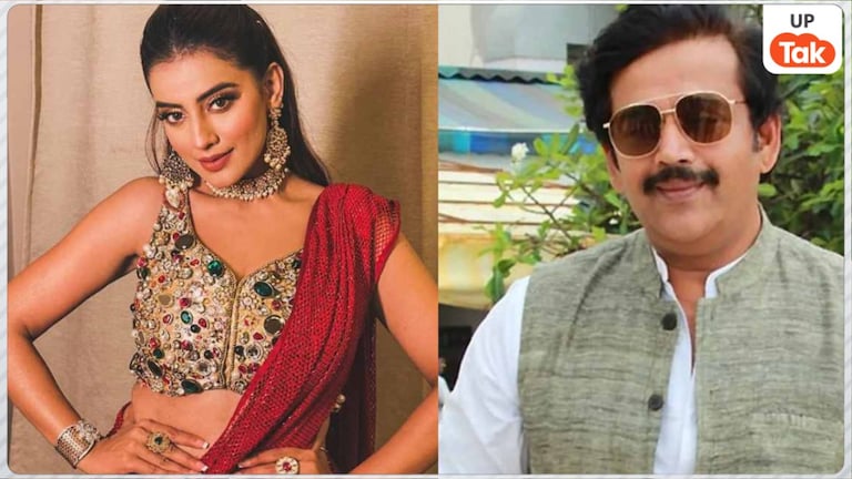रवि किशन ने अक्षरा सिंह की बॉडी पर किया अटपटा कमेंट, गुस्से से लाल हुई एक्ट्रेस ने लगा दी थी क्लास Akshara and Ravi Kishan