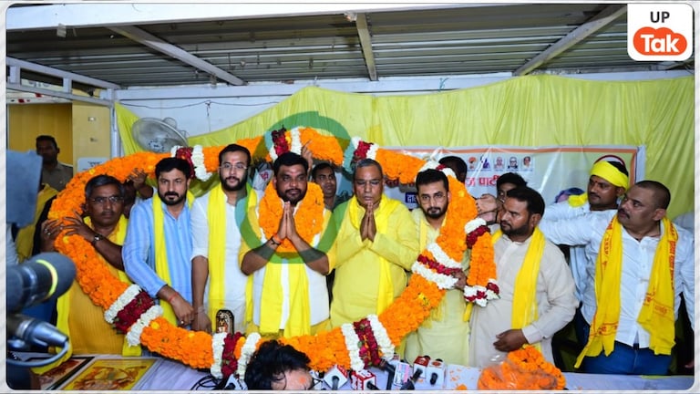 यूपी के चर्चित अजीत सिंह हत्याकांड के आरोपी प्रदीप सिंह कबूतरा की राजनीति में हुई एंट्री, जेल से बाहर आते ही जॉइन की सुभासपा Pradeep Singh Kabootra, Ajit Singh murder case, SBSP news, Om Prakash Rajbhar, Uttar Pradesh politics, Lucknow crime news, Vibhuti Khand murder case, Pradeep Kabootra joins party, Suheldev Bharatiya Samaj Party, UP political news