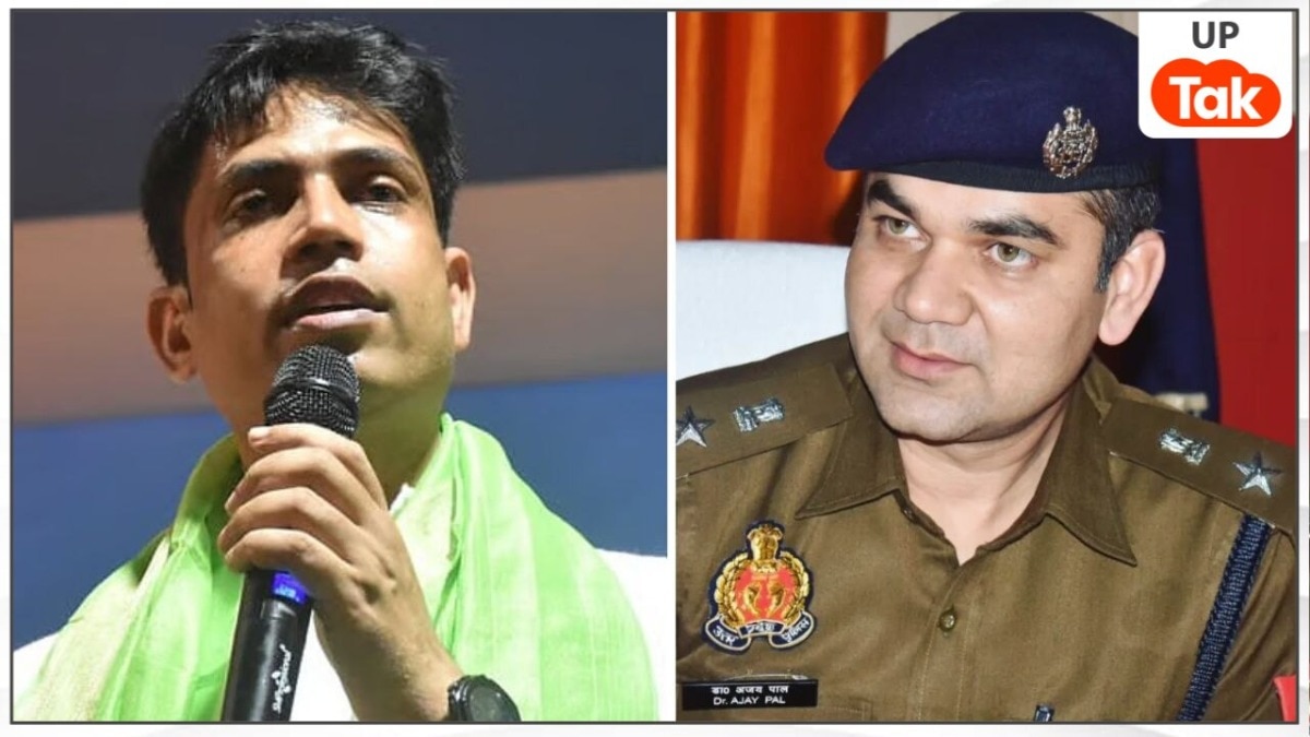 TMC Leader Jahangir Khan and IPS Ajay Pal Sharma
