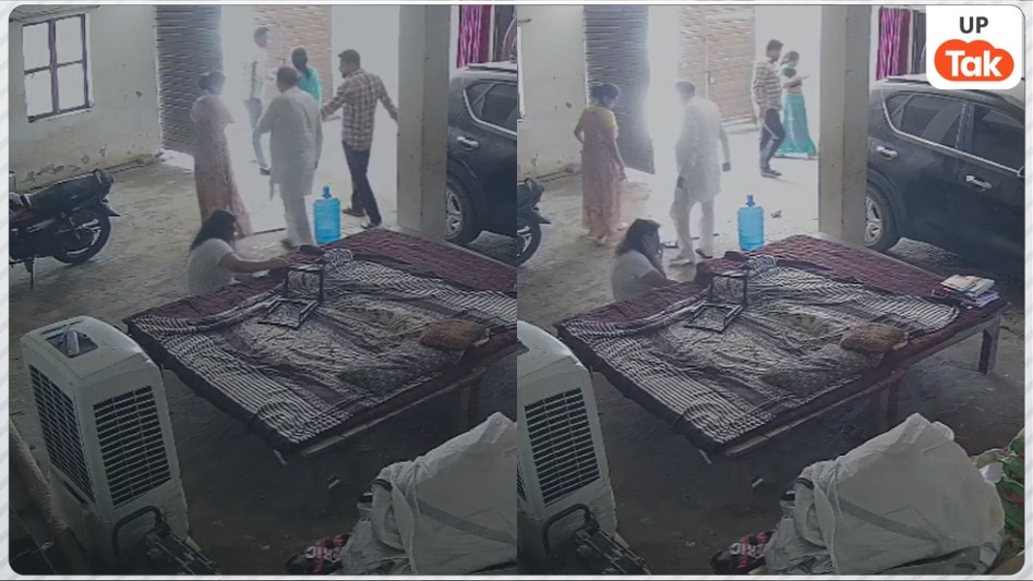 चंदौली में सपा महिला जिलाध्यक्ष गार्गी पटेल की घर में घुसकर बेरहमी से पिटाई, इस नेता पर लगे आरोप, CCTV वीडियो वायरल