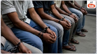 सपा नेता अंबिका चौधरी के रिश्तेदारों के अवैध वसूली के रैकेट का हुआ भंडाफोड़! हाईवे पर ट्रकों से वसूलते थे 3000 रुपए, ऐसे खूली पूरी सच्चाई UPSTF arrested 4 accused running fake RTO extortion racket in Varanasi