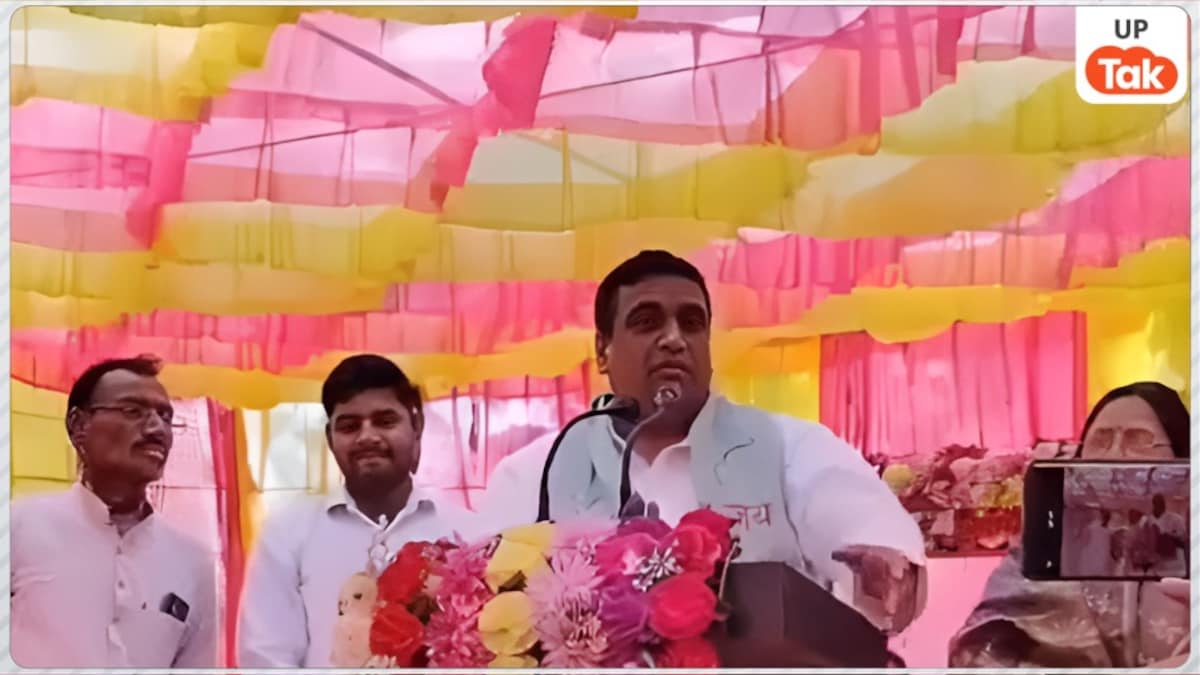 'कौने दिन STF उठा लेगा और सीधे ले जाकर ठोक देगा...' उन्नाव जिले से बीजेपी MLA अनिल सिंह ने गैर-कानूनी काम करने वालों को खुले मंच से चेताया! BJP MLA Anil Singh
