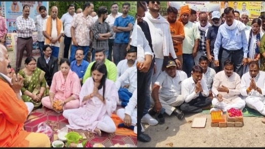 Raebareli Bhoomi Pujan Controversy: रायबरेली में सड़क पर सियासी संग्राम 12 घंटे में दो बार भूमिपूजन, विधायक अदिति सिंह और पालिकाध्यक्ष आमने-सामने