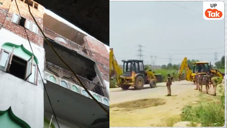 गाजियाबाद में सूर्या हत्याकांड के बाद चल रहा 'ऑपरेशन क्लीन स्वीप'! सुल्तान अलारफीन,रहमानिया समेत इन 3 मदरसों पर चला बुलडोजर Illegal Madrasa Demolition
