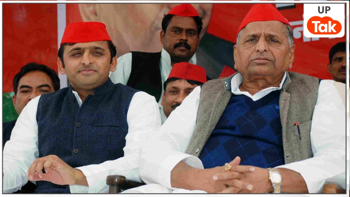 File Photo: Akhilesh Yadav and Mulayam Singh Yadav