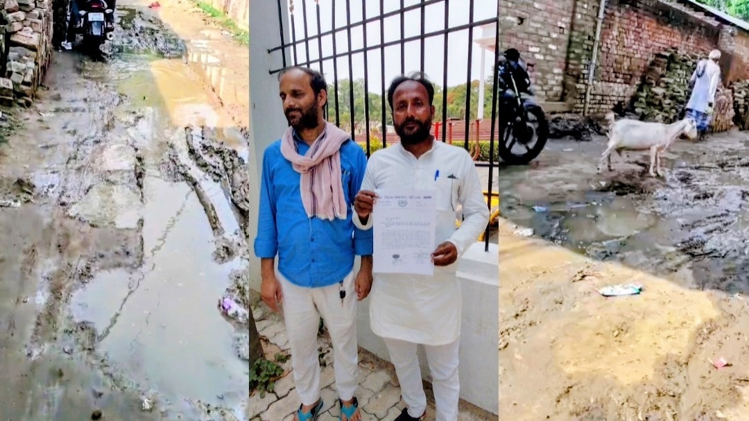 Ballia News: बलिया के बहेरी गांव में सड़क बनी मुसीबत, बारिश में पैदल चलना भी हुआ मुश्किल