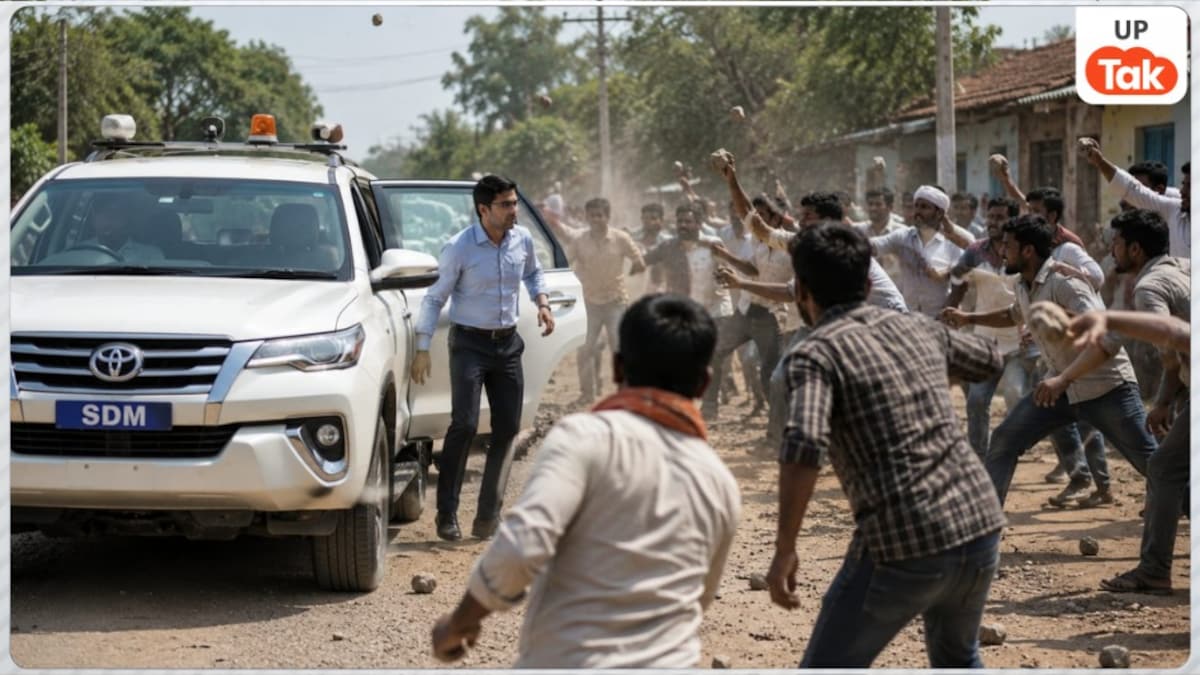 हरदोई में SDM सुशील कुमार मिश्रा पर पत्थरों से हमला, निरीक्षण के दौरान हुआ भारी पथराव, सिर में आई चोट Hardoi SDM Sushil Kumar Mishra Attack News