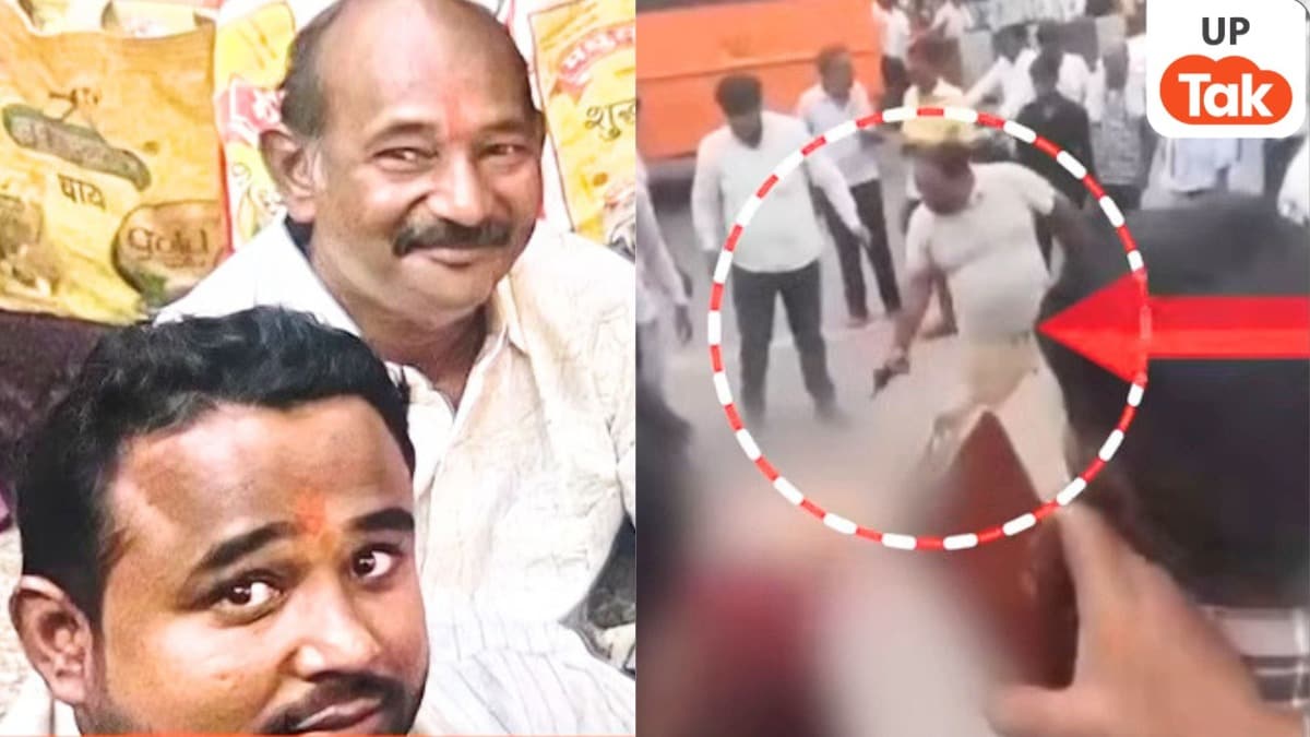 हिस्ट्रीशीटर वरुण लोहारी ने दिनदहाड़े व्यापारी सोहनलाल और उनके बेटे की गोली मारकर कर दी थी हत्या...अब भीड़ ने आरोपी का किया ये हाल UP Tak