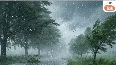 UP Weather Update: यूपी में कल आएगा तूफान... इन 45 से ज्यादा जिलों में ओले गिरने की चेतावनी जारी
