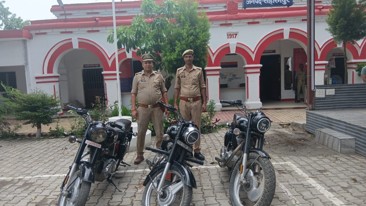 उत्तर प्रदेश, पटाखा साइलेंसर का शौक पड़ा भारी, बिहारीगढ़ पुलिस ने 3 बुलेट बाइक की सीज Saharanpur News