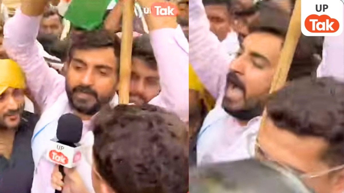 टुंडला जंक्शन पर डिटेन होने के बाद पुलिस की निगरानी में लखनऊ के इको गार्डन पहुंचे विवेक सर...कैमरे पर ये सब बोले