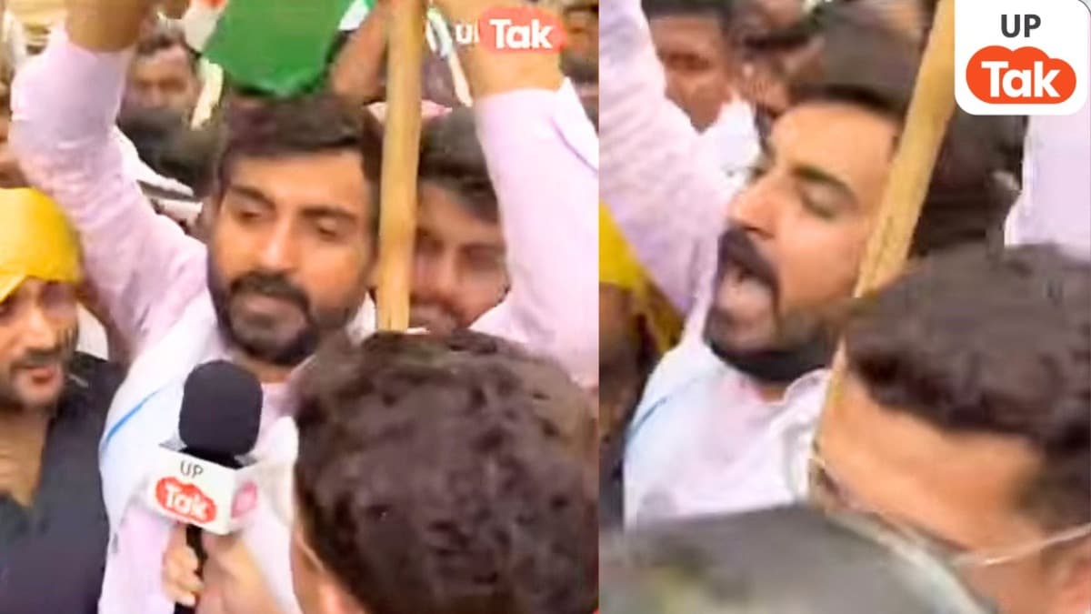 टुंडला जंक्शन पर डिटेन होने के बाद पुलिस की निगरानी में लखनऊ के इको गार्डन पहुंचे विवेक सर...कैमरे पर ये सब बोले UP Tak