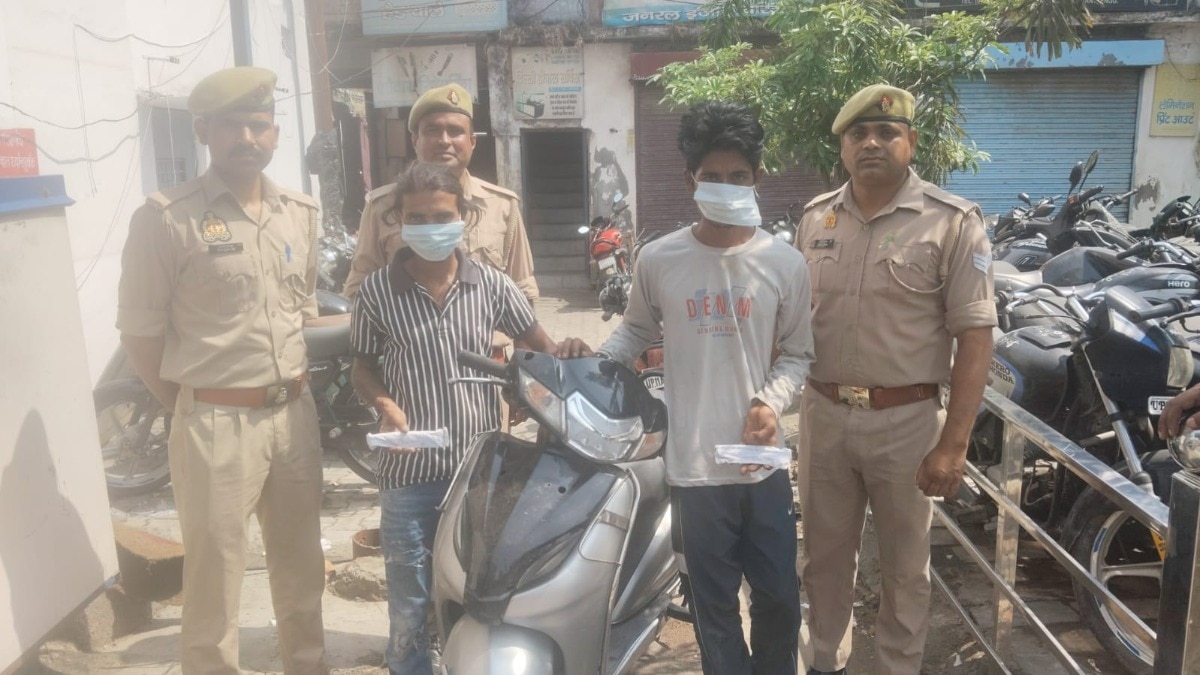 उत्तर प्रदेश: कुतुबशेर पुलिस की बड़ी कार्रवाई, चोरी की स्कूटी समेत दो आरोपी दबोचे Saharanpur News