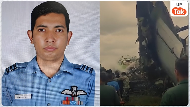 असम विमान हादसे में शहीद हुए बागपत के स्क्वाड्रन लीडर प्रशांत कुमार, गांव के लोगों ने नम आंखों से दी श्रद्धांजलि Squadron Leader Prashant Kumar News