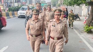 सहारनपुर में सुरक्षा व्यवस्था चाक-चौबंद, पुलिस की सघन पैदल गश्त से अपराधियों में हड़कंप Saharanpur police patrol