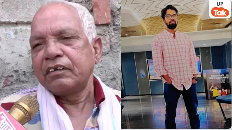 दुनिया दिख सकती है पर मेरा बेटा नहीं... लखनऊ अग्निकांड में इकलौते बेटे नीलेश कुमार को खोने वाले मां-बाप की ये चीखें रूला देंगी Nilesh Father
