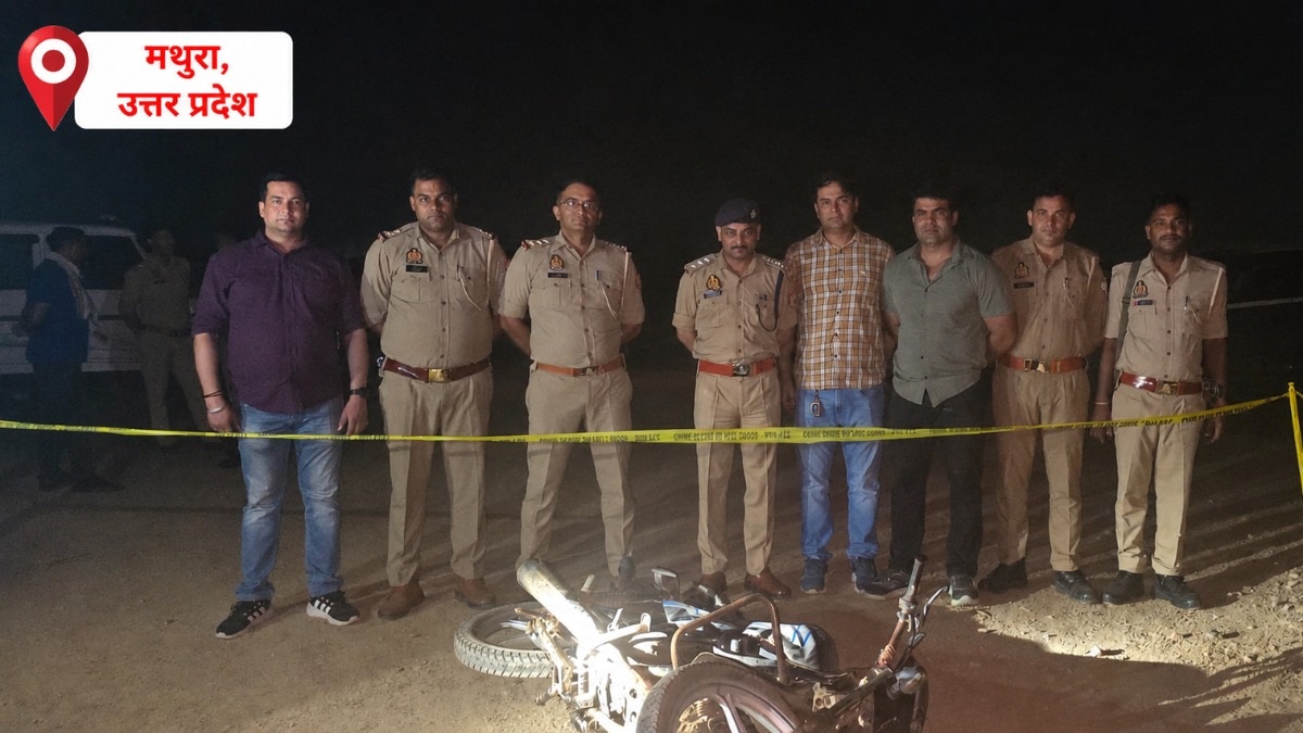 Mathura  News: ट्रांसफॉर्मर और बिजली तार चोरी गैंग पर शिकंजा, इनामी बदमाश मुठभेड़ में गिरफ्तार