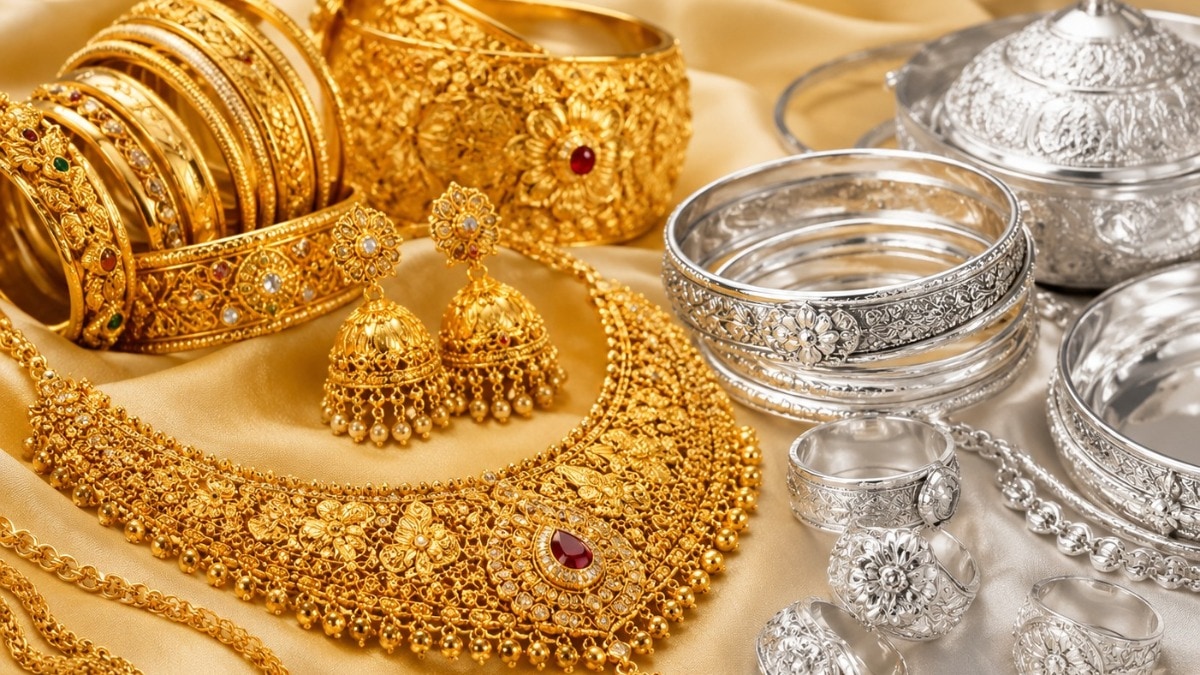 Sonbhadra Gold Silver Rate: सोने में बड़ी गिरावट, चांदी में मामूली उछाल; सोनभद्र सराफा बाजार में बढ़ी हलचल, जानिए अपने बाजार का भाव सोने में बड़ी गिरावट, चांदी में मामूली उछाल; सोनभद्र सराफा बाजार में बढ़ी हलचल, जानिए अपने बाजार का भाव