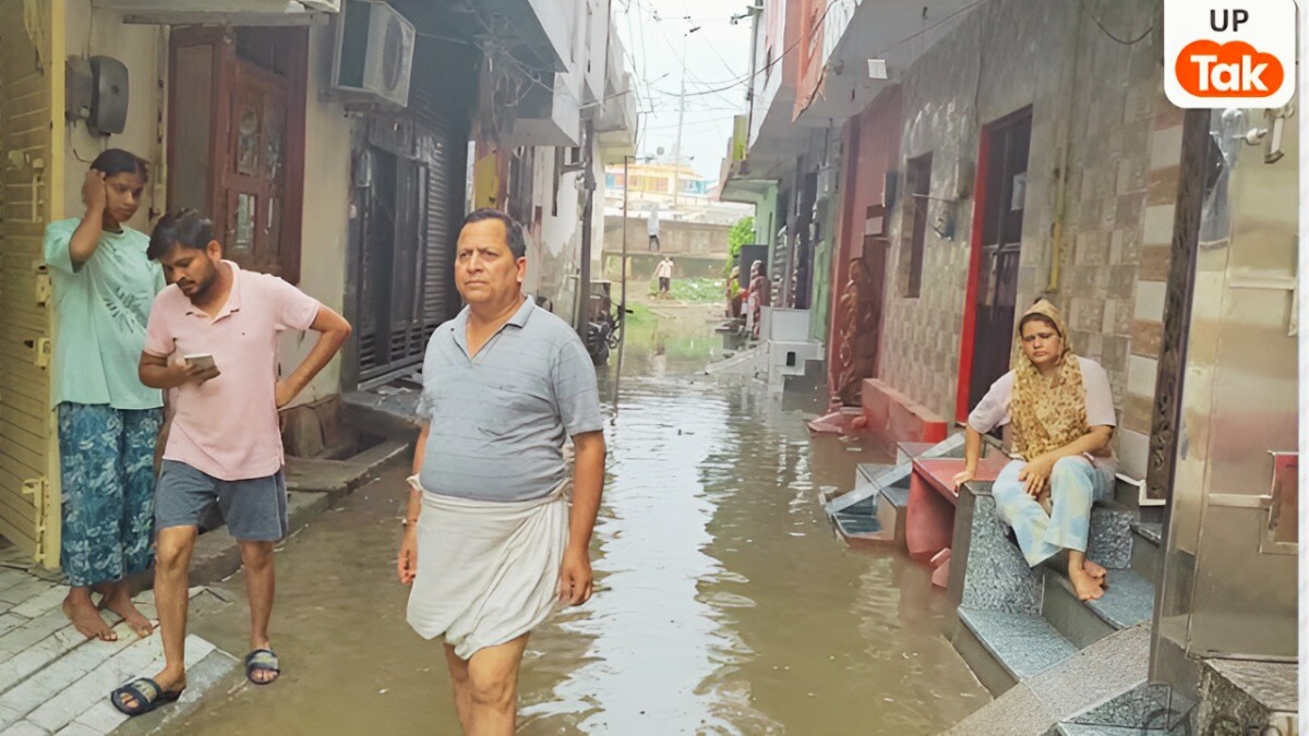 गाजियाबाद के सर्वोदय नगर इलाके में पानी भरने से मासूम की मौत, गुस्साए लोगों ने कह डाली ये बात Ghaziabad Waterlogging