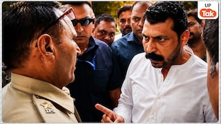 मेरठ जाने से रोका तो इंस्पेक्टर से भिड़ गए चंद्रशेखर आजाद, बोले- SSP अविनाश पांडेय से मिलकर पूछूंगा क्यों मारे थप्पड़? handrashekhar Azad Meerut