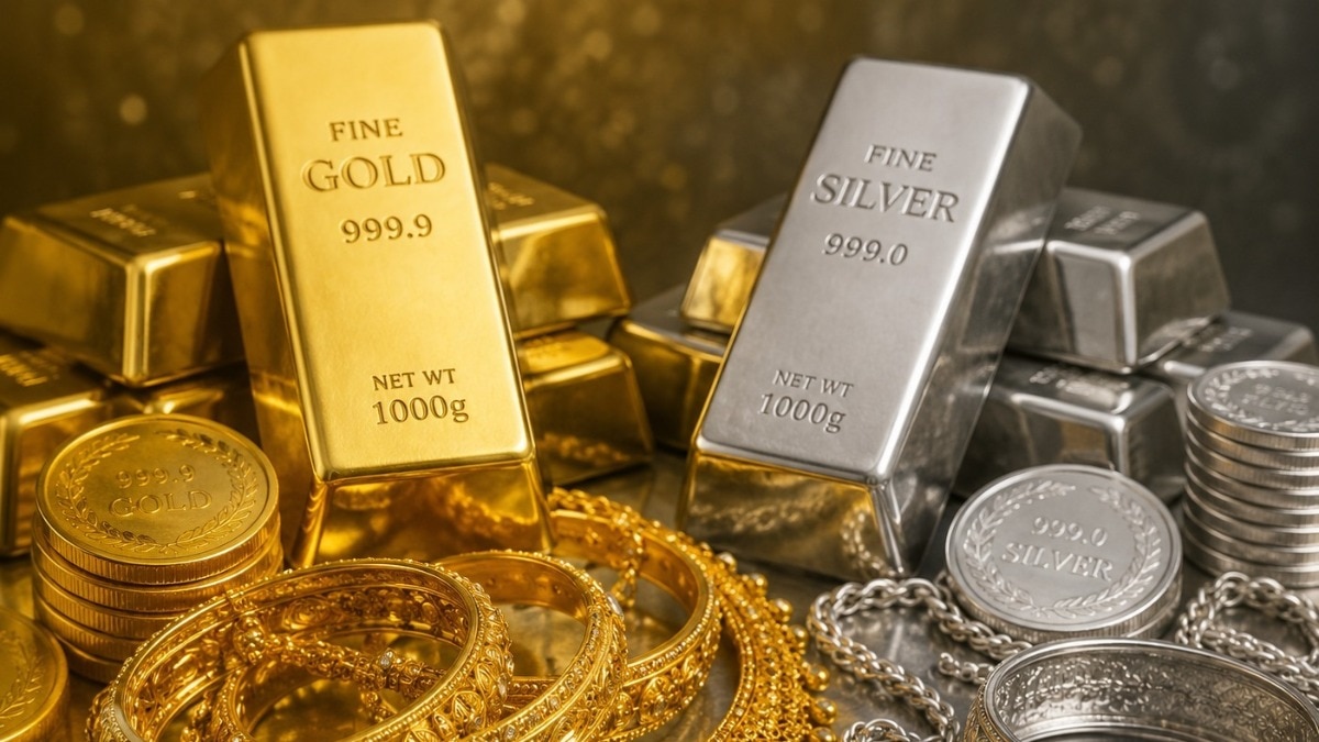 बरेली में सोना हुआ महंगा, चांदी ₹10,200 प्रति किलो हुई सस्ती, आज बाजार में लौट सकती है रौनक