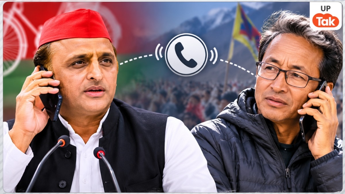 अखिलेश यादव ने देर रात सोनम वांगचुक को लगाया कॉल, दिल्ली से लखनऊ तक में मची खलबली!