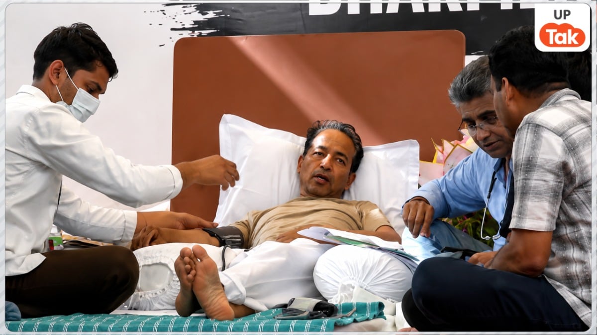 जंतर-मंतर पर अनशन के 18वें दिन कैसी कंडीशन में थे सोनम वांगचुक, डॉक्टर ने बता दी उनकी हालत Sonam Wangchuk health update