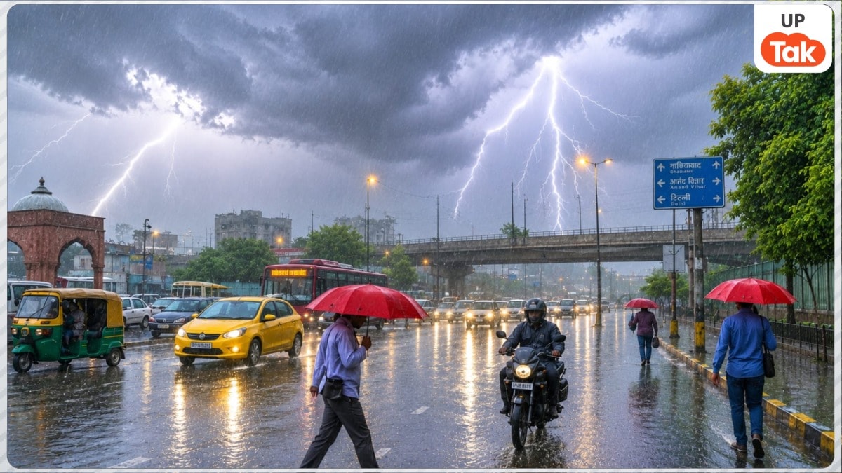 UP Weather: यूपी में आज घनघोर बारिश का अलर्ट जारी, इन जिलों में बरसेगा पानी UP Rain Alert