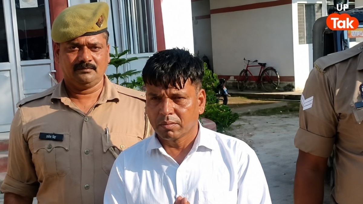 आजमगढ़ के मंदिर में की ये घिनौनी करतूत, 24 घंटे के अंदर पकड़ा गया ग्राम प्रधान का जेठ कमलेश यादव