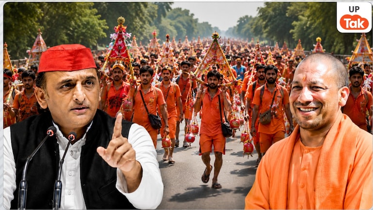 Opinion: इटावा में शिव मंदिर तो बना रहे अखिलेश, लेकिन कांवड़ियों को 'अनपढ़-बेरोजगार' कहने वाले सपाइयों के 'सनातन द्रोह' का सनातनी कैसे भूलेंगे हिसाब? Akhilesh Yadav's statement on the Kanwar Yatra