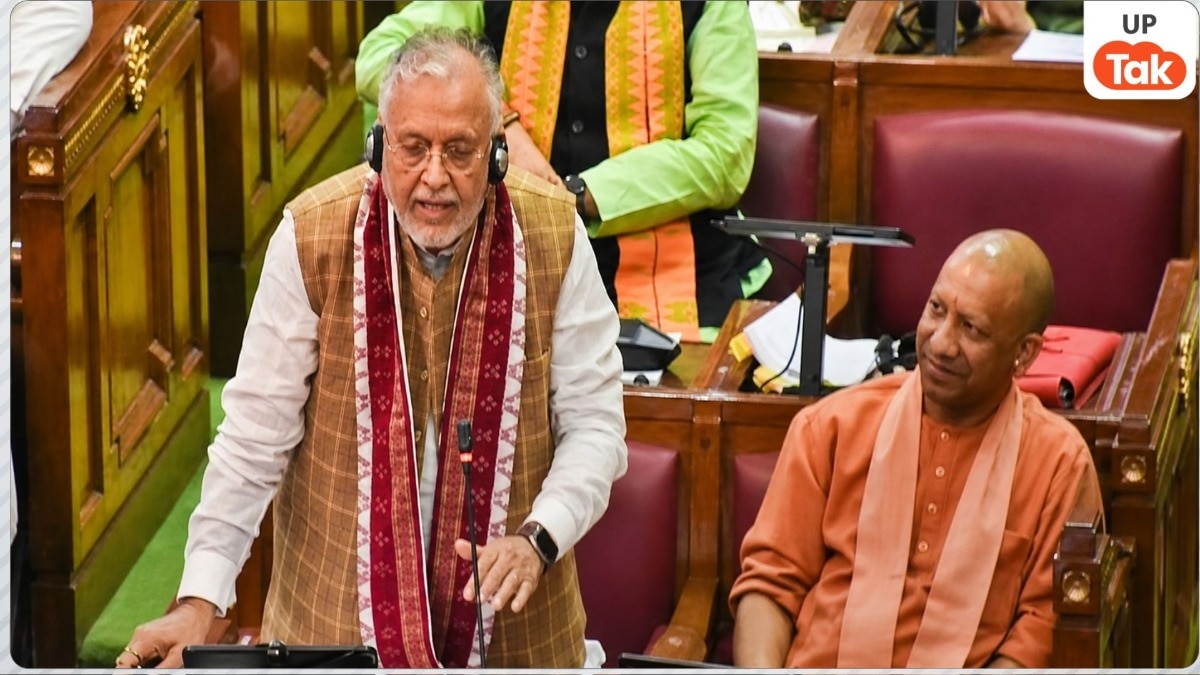 विधानसभा में हंगामे के बीच वित्त मंत्री सुरेश खन्ना ने पेश किया 59,019.54 करोड़ रुपये का अनुपूरक बजट