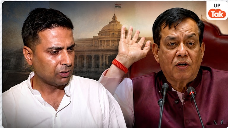 सपा विधायक सचिन यादव CM योगी की तस्वीर लेकर कर रहे थे प्रदर्शन, विधानसभा अध्यक्ष सतीश महाना ने पूरे सत्र से किया निष्कासित और दे दी बड़ी चेतावनी Sachin Yadav SP MLA Suspended
