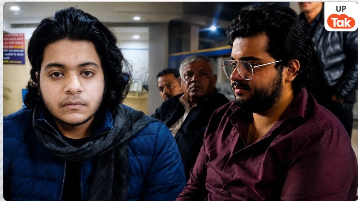 अतीक अहमद के दो बेटों की मौत में एक जैसा संयोग, असद का एनकाउंटर और अबान का सड़क हादसा दोनों झांसी में फोटो- असद अहमद और अबान अहमद